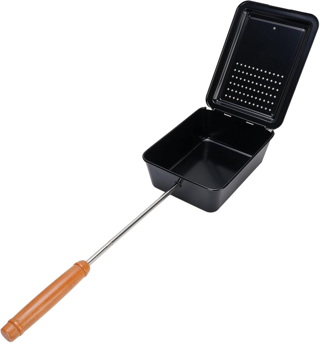 Popcornmaker - Popcorn Pan - Thuis Snacks Maken - Gelijkmatige Warmte - N.v.t. - Zwart