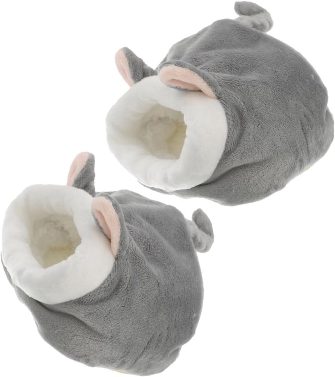 Dieren Bed - Slaapzak Nest - Kleine Huisdieren - Zachte Fleece Voering - 12 cm - Grijs