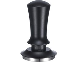 Espresso Tamper - Koffie Tamper - Perfect Koffie Bed - Veerbelast Design - 51 mm - Zwart
