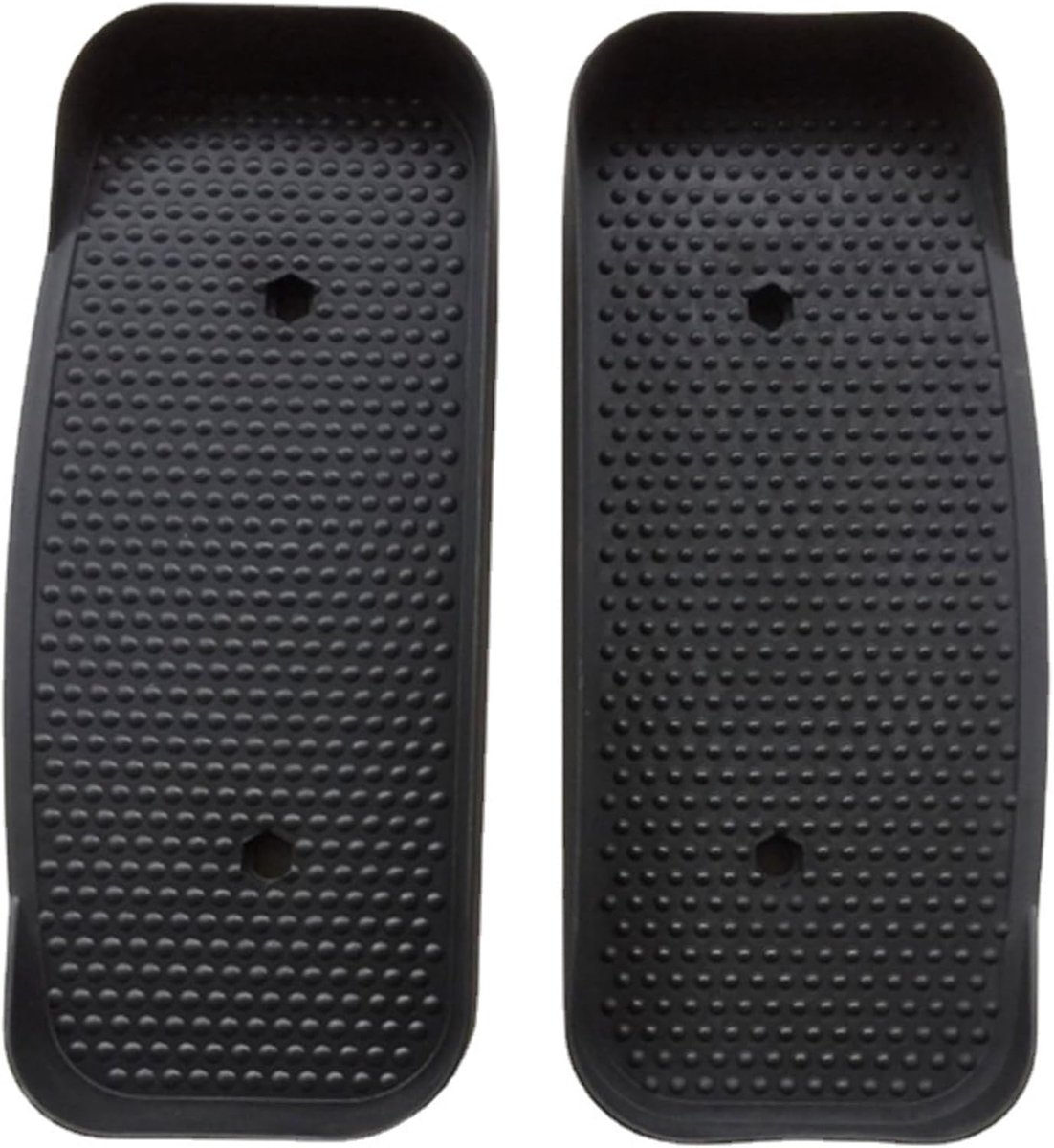 Elliptische Fietspedalen - Crosstrainer Onderdelen - Fitness Thuis - Antislip Textuur - 34 x 15 cm - Zwart