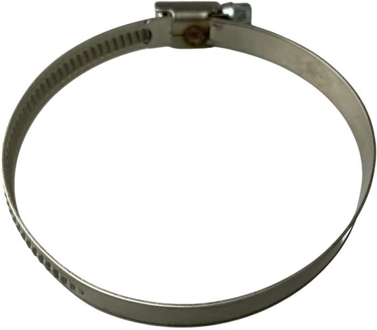 Slangklem RVS - Slangenklem Pijpklem - Slangen Bevestigen - Roestvrij Staal - 50-70mm - Zilver — afbeelding 2