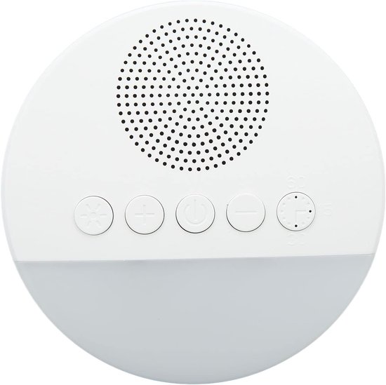 Geluidsmachine Baby - Slaap Apparaat - Rustig Slapen - 20 Rustgevende Geluiden - 9 x 9 x 7 cm - Wit — afbeelding 4