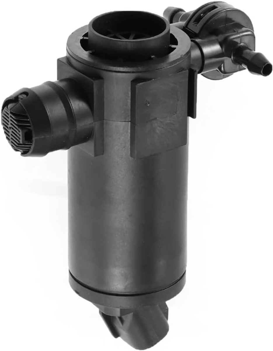 Ruitensproeierpomp Motor - Waterstraal Pomp - Auto Onderhoud - Dubbele Wateruitlaat - 0.5 Sec Respons - Zwart