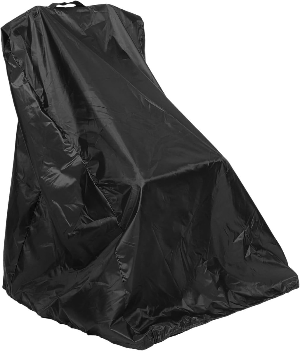 Hose Reel Cover - Slanghaspel beschermhoes - Tuinonderhoud - Verstelbaar trekkoord - 88x66x63 cm - Zwart