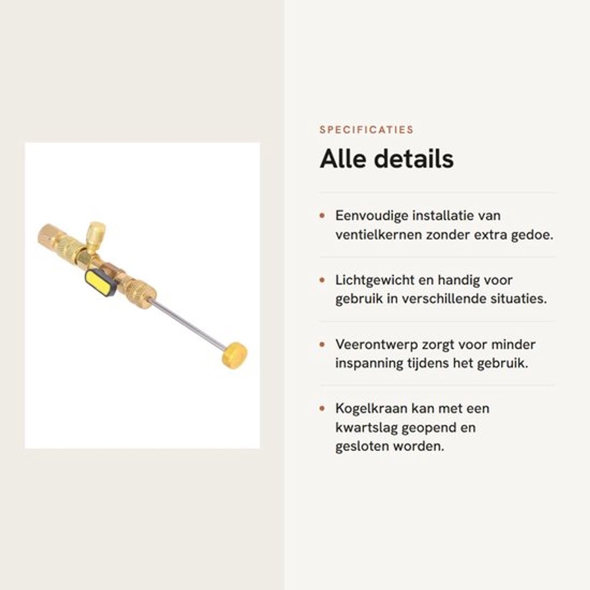 Dailygoods- Klepkernverwijderingsgereedschap met frequentieconversie-interface