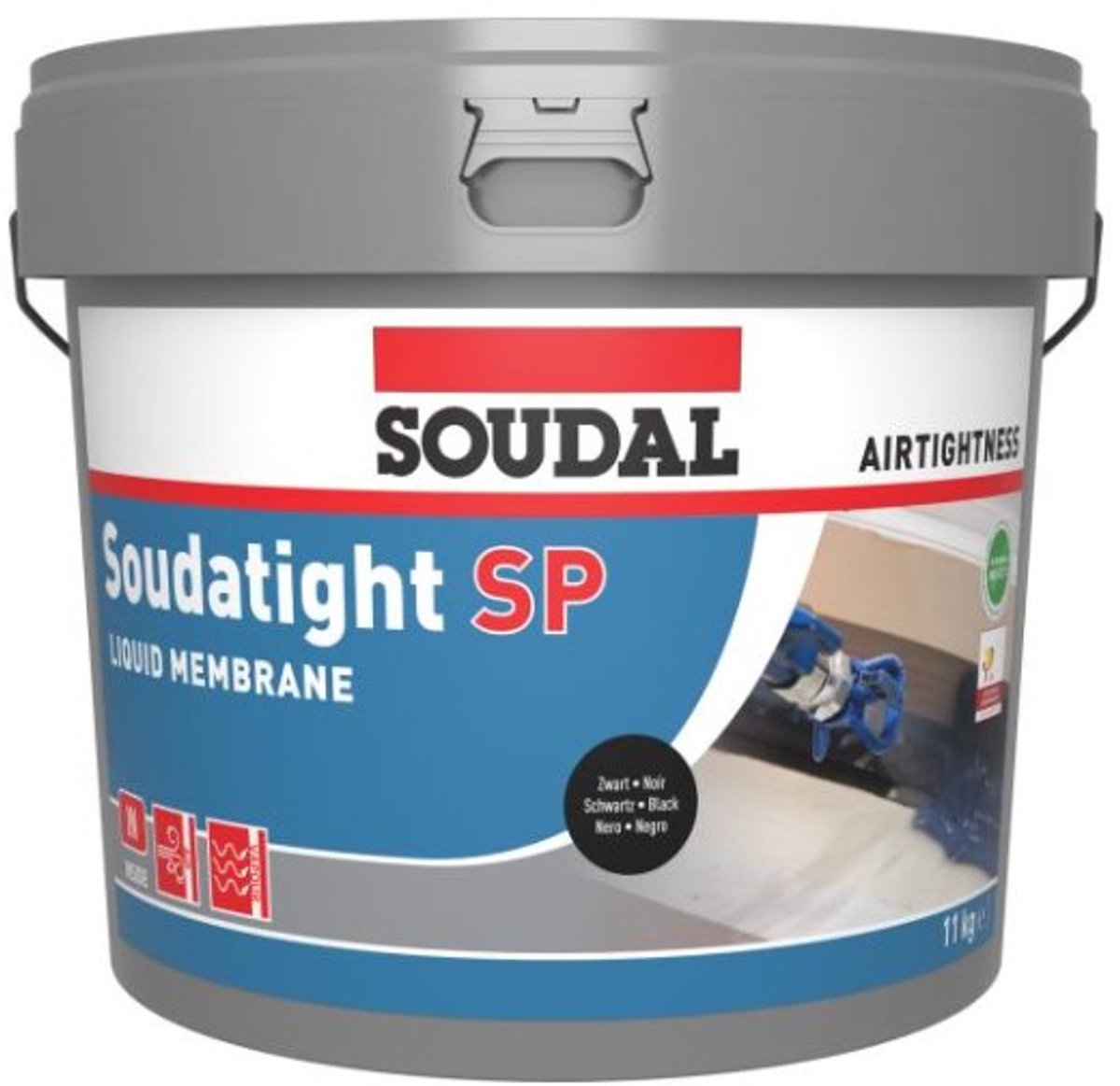 Soudal Soudatight SP 11kg Zwart
