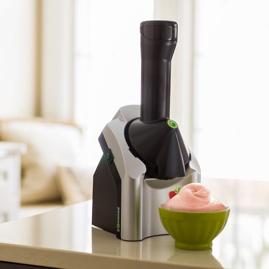 IJsmachine - Fruitijs Maker - Gezond Traktatie Maken - Snel Fruit Omzetten - 1.1 Kilogram - Zilver — afbeelding 2