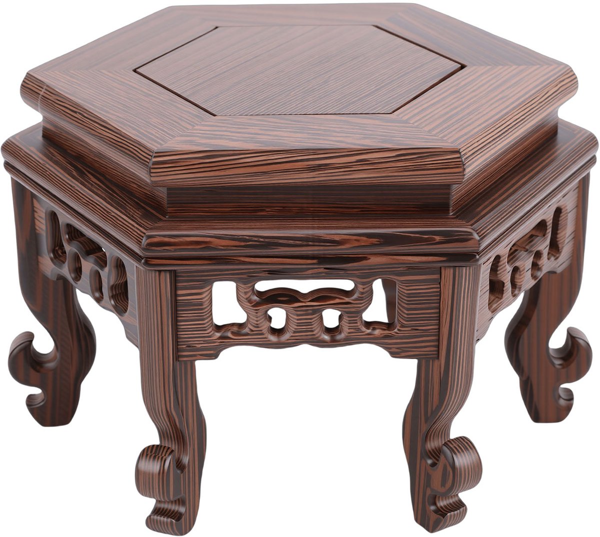 Plantenrek - Plantenstandaard - Plantentafel - Plantenrekken - Plantentafeltje voor binnen - Plantenrek - Bloemenrek - Planten etagere - Plantenzuil - Vintage bloemenrek - Klein formaat