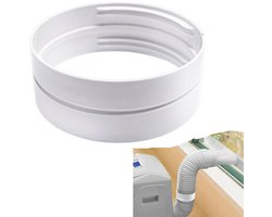 Afvoerslang Airco Klimaat - Koppelstuk Mobiele Airco Afvoerslang - Airconditioning afvoerslang - Verlengstuk van de uitlaatpijp van de airconditioning - Geschikt voor Ø13-15cm - Wit