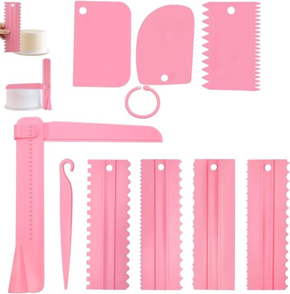 Taartaccessoires set met 9 delen | Allecto Plus