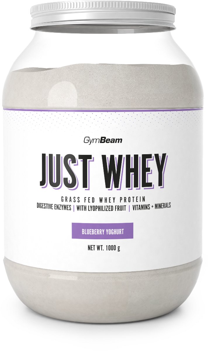 GymBeam Just Whey Proteïne - Blueberry Yoghurt - Whey Proteïne Blend - Eiwitpoeder - 1000 gram (33 servings)