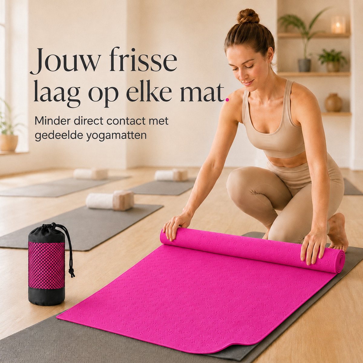 Sercano Yoga Handdoek 180x82cm thumbnail 3