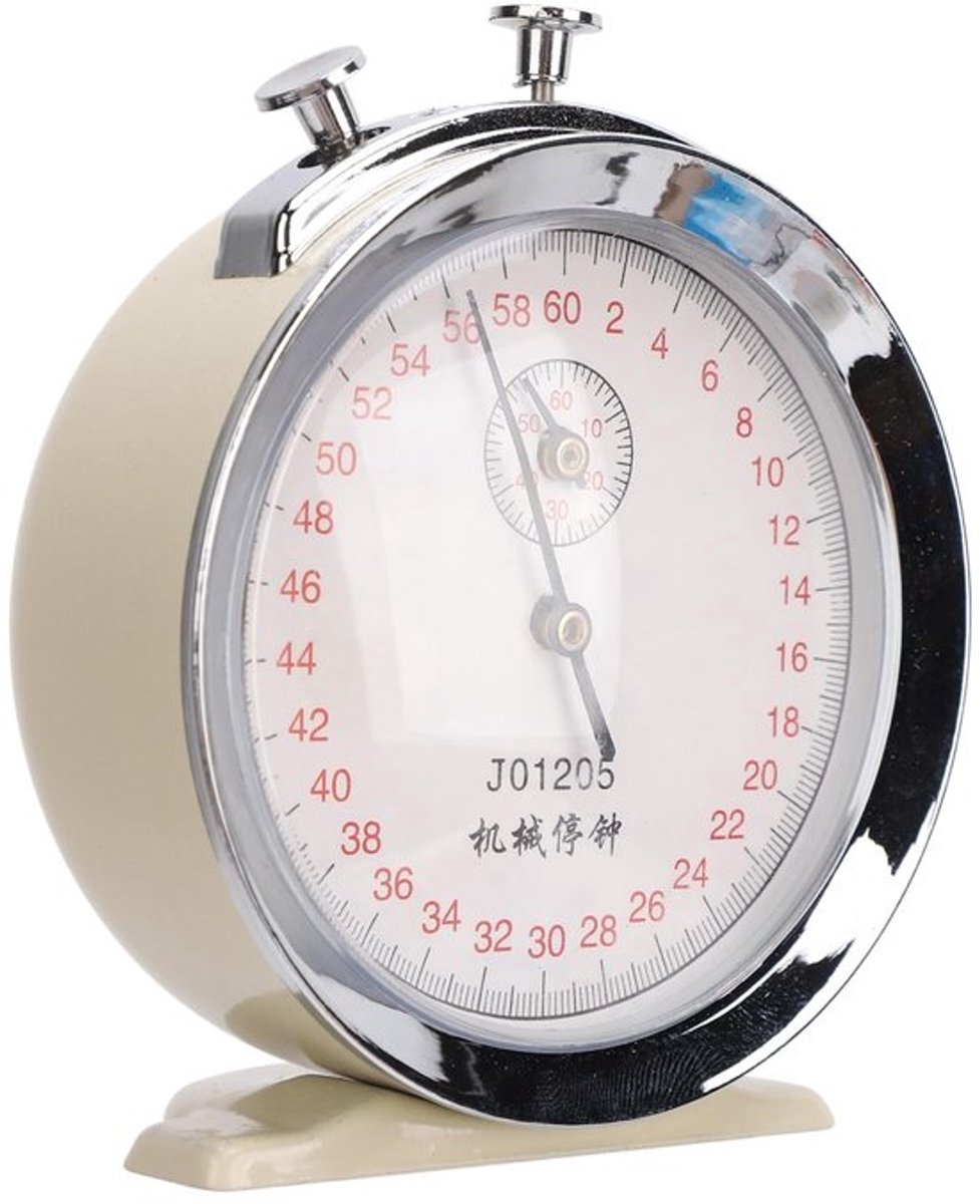 Mechanische stopwatch met 60-secondetijdenspanning