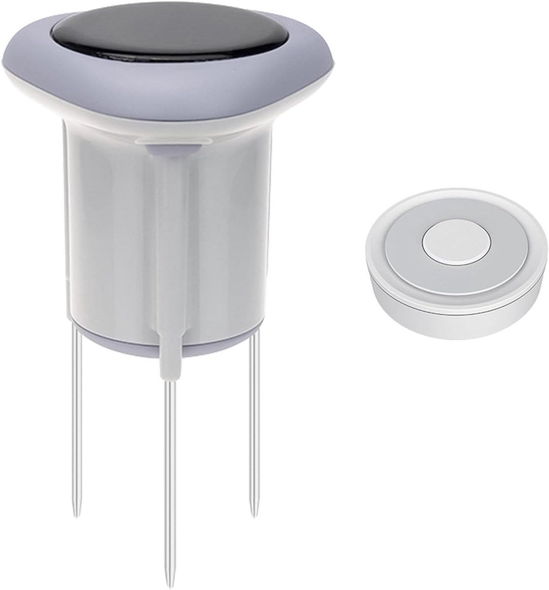 Bodem Temperatuur Sensor - Plantenmeter Vochtigheid - Planten Verzorgen - Geautomatiseerde Irrigatie - 78x78x146mm - Zwart