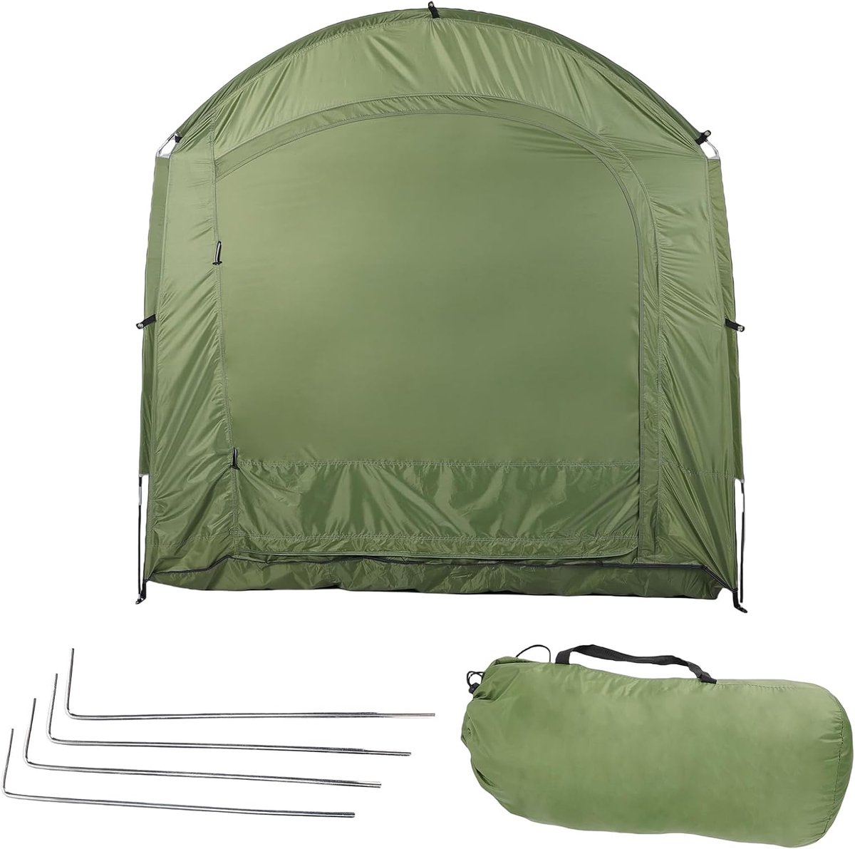Draagbare Opbergtent - Buiten Schuur - Fietsen Opbergen - Snelle Montage - 220x150x185 cm - Groen