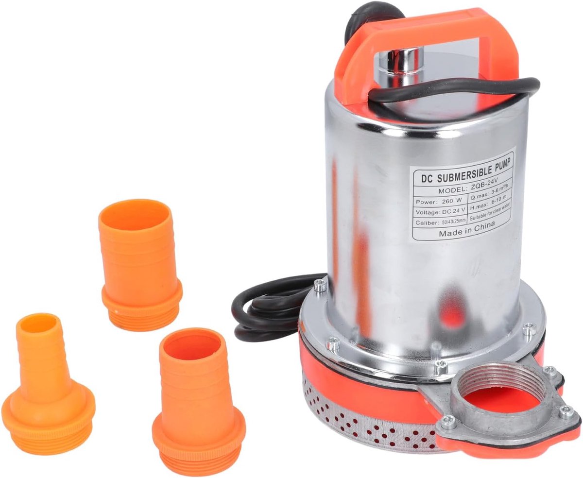 Waterpomp RVS - Vijverpomp Fonteinpomp - Vijver Onderhoud - Energiezuinige Koperen Motor - 10m Opvoerhoogte - Zilver