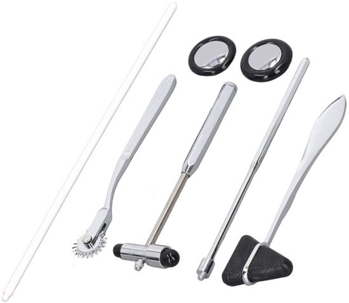 Dailygoods- Neurologische Hamer Set - RVS - Multifunctioneel - Draagbaar