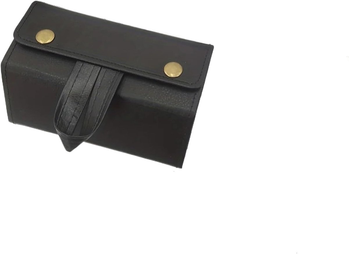 Brillen Opbergdoos - Brillen Houder - Veilige Opslag - Magneetsluiting - 2 Stuks - Zwart Bruin