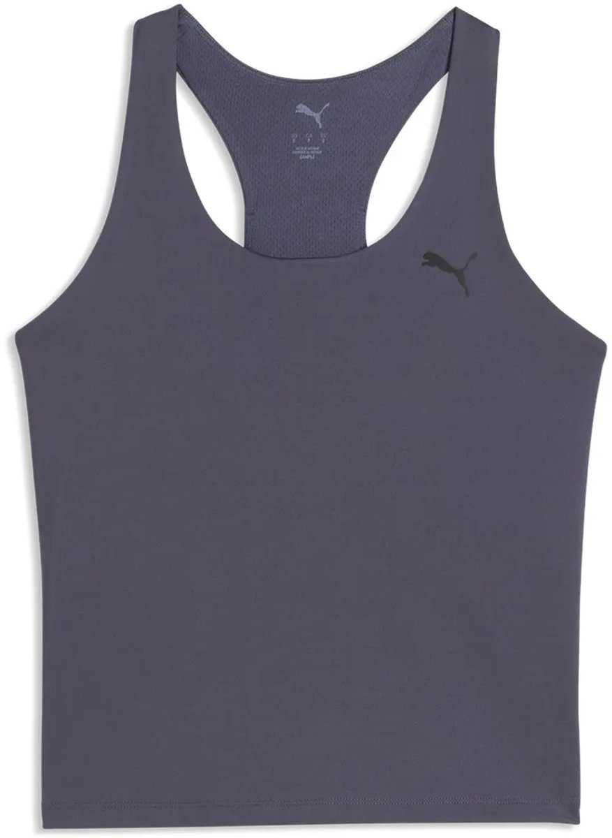Puma Tad Essential 2in1 Mouwloos T-shirt Vrouw Inky Depths