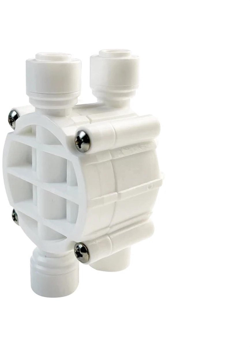 Automatische Waterafsluiter - Watersysteem Fitting - Waterfilter Gebruik - Snelkoppeling Ontwerp - 1/4 Inch - Wit