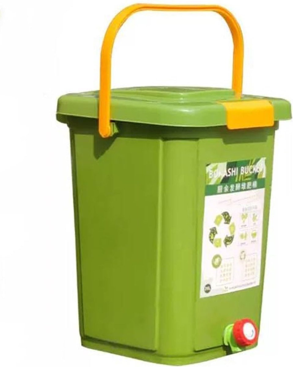 Elektrische Composter - Keuken Compostbak - Afval Reduceren - Geurbestrijdingsdeksel - 20L Capaciteit - Groen
