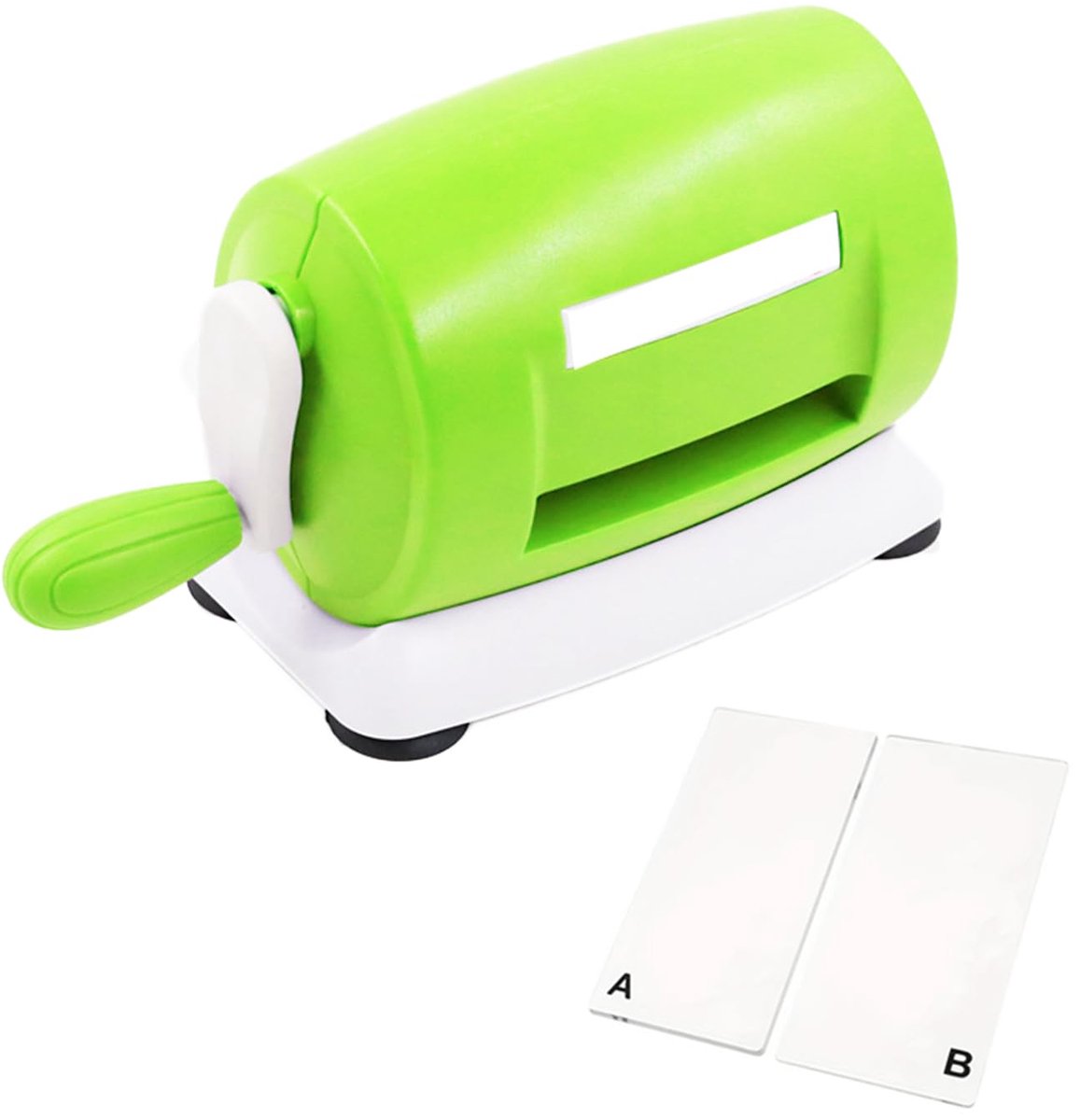 Stansmachine en reliëfmachine 160 mm - handmatig - veilig ABS-kunststof - ideaal voor uitnodigingen - ShopVlot