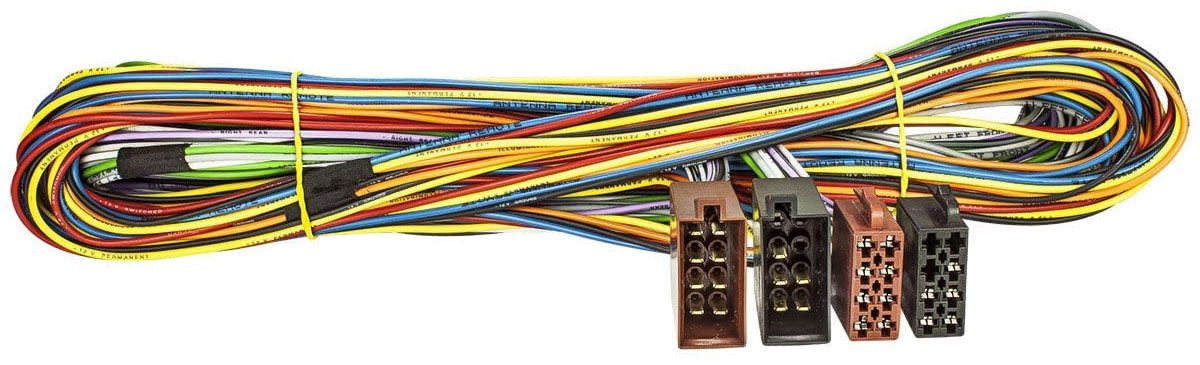 Radio adapter kabel ISO verlengsnoer 500cm - ISO plug naar ISO bus - Voor installatie in auto - ShopVlot