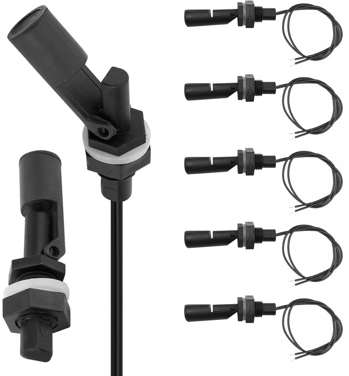 Float switch waterniveau sensor - horizontaal gemonteerd - corrosiebestendig - voor tank en zwembad - ShopVlot