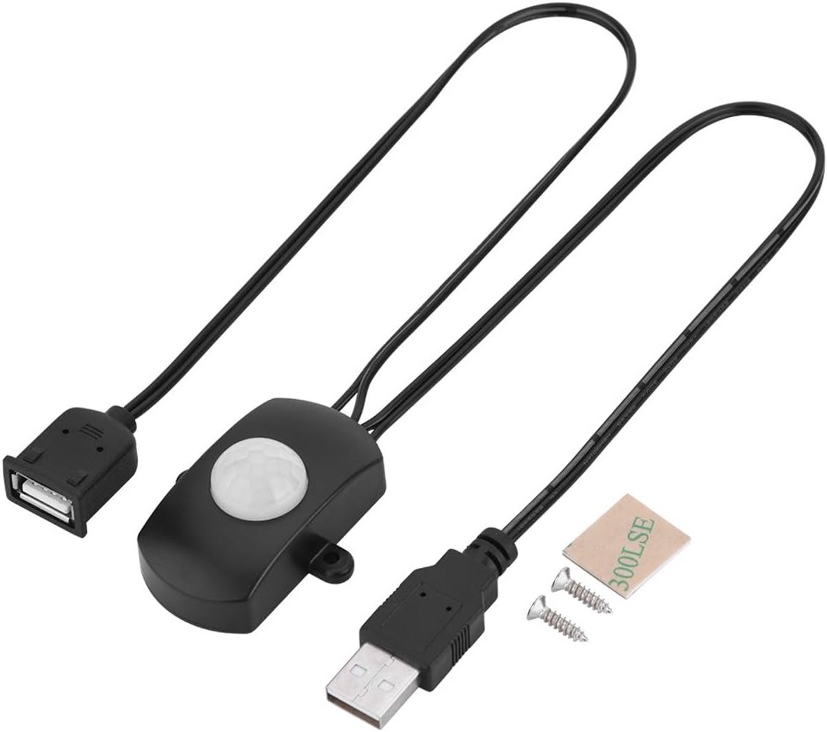 PIR Bewegingssensor Schakelaar - Mini 5¨C24V - USB Interface - Automatische LED Verlichting - ShopVlot