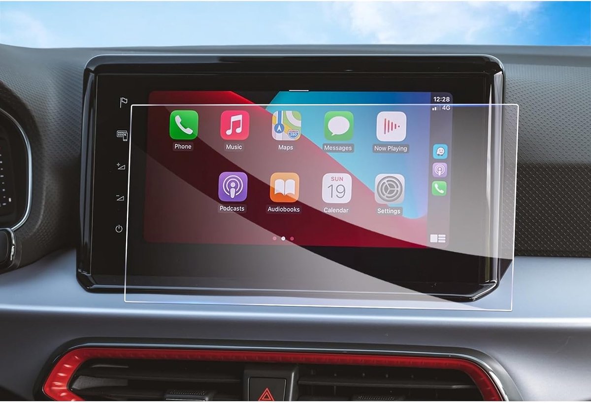 Navigatie beschermfolie 9,2 inch - Glas screen protector - Schokbestendig - Vermindert vingerafdrukken - ShopVlot