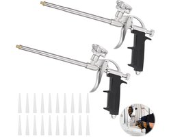 Professionele Expanding Foam Spray Gun met 20 Spuitmonden voor Isolatie, Vul- en Lijmwerkzaamheden