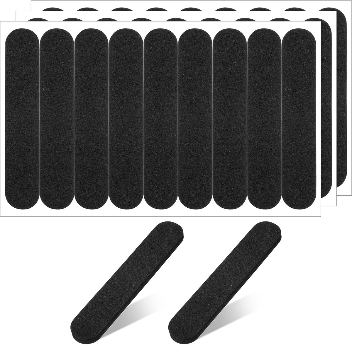 Hoedmaat reducer - 30 stuks zelfklevende schuim - zwart - voor comfortabeler draagcomfort - ShopVlot