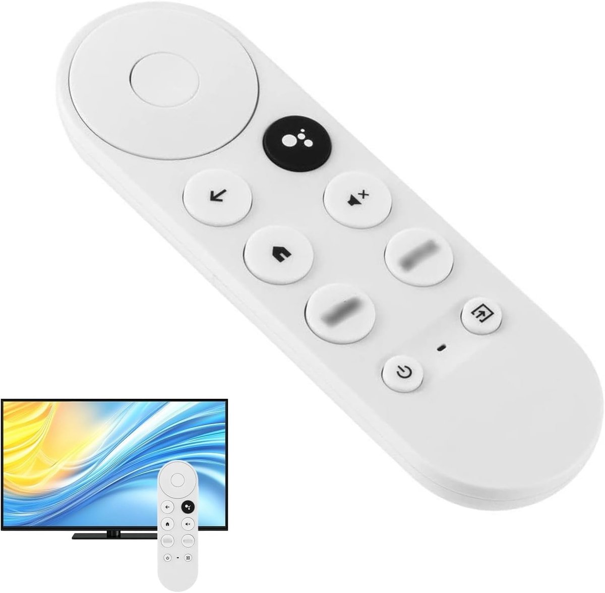 Draadloze afstandsbediening voor Chromecast TV 4K - Compatibel met meerdere modellen en functies