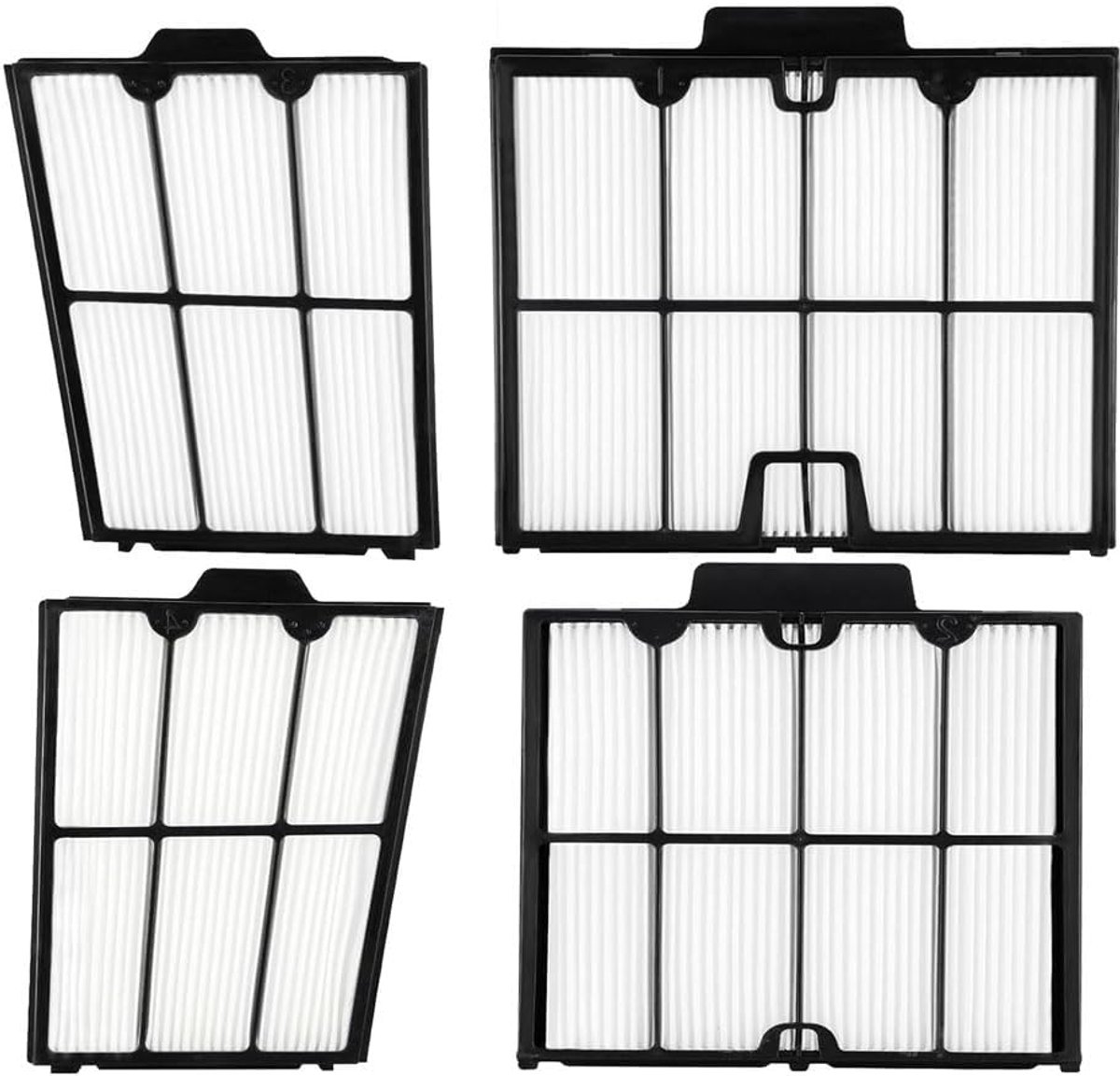 Ultrafijn filterpanelen kit - vervangend onderdeel - geschikt voor Dolphin S200 S300i E30 M600 T35 - ShopVlot