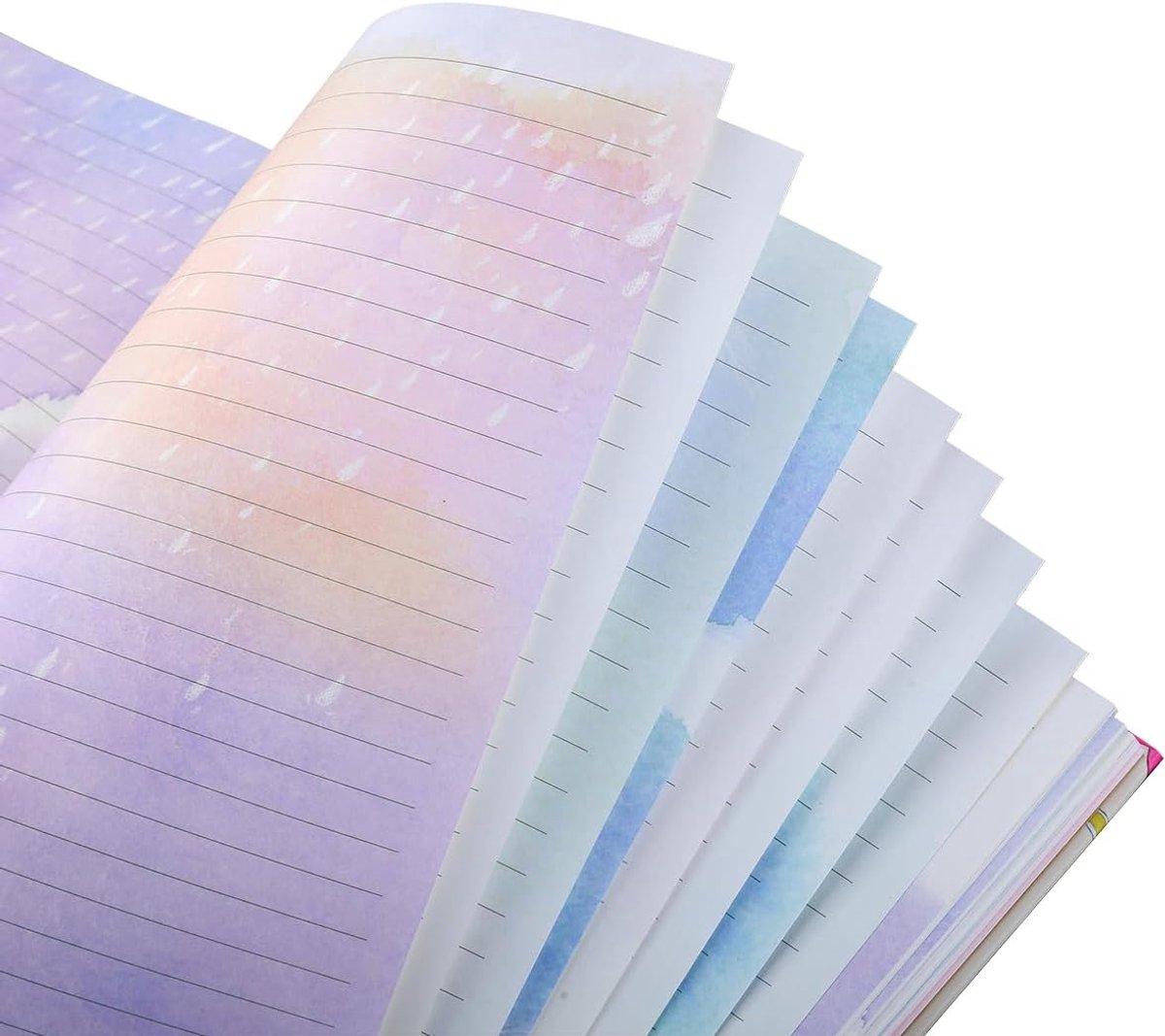 siixu Colorful lined notebook (Floral-A, B5) - ShopVlot