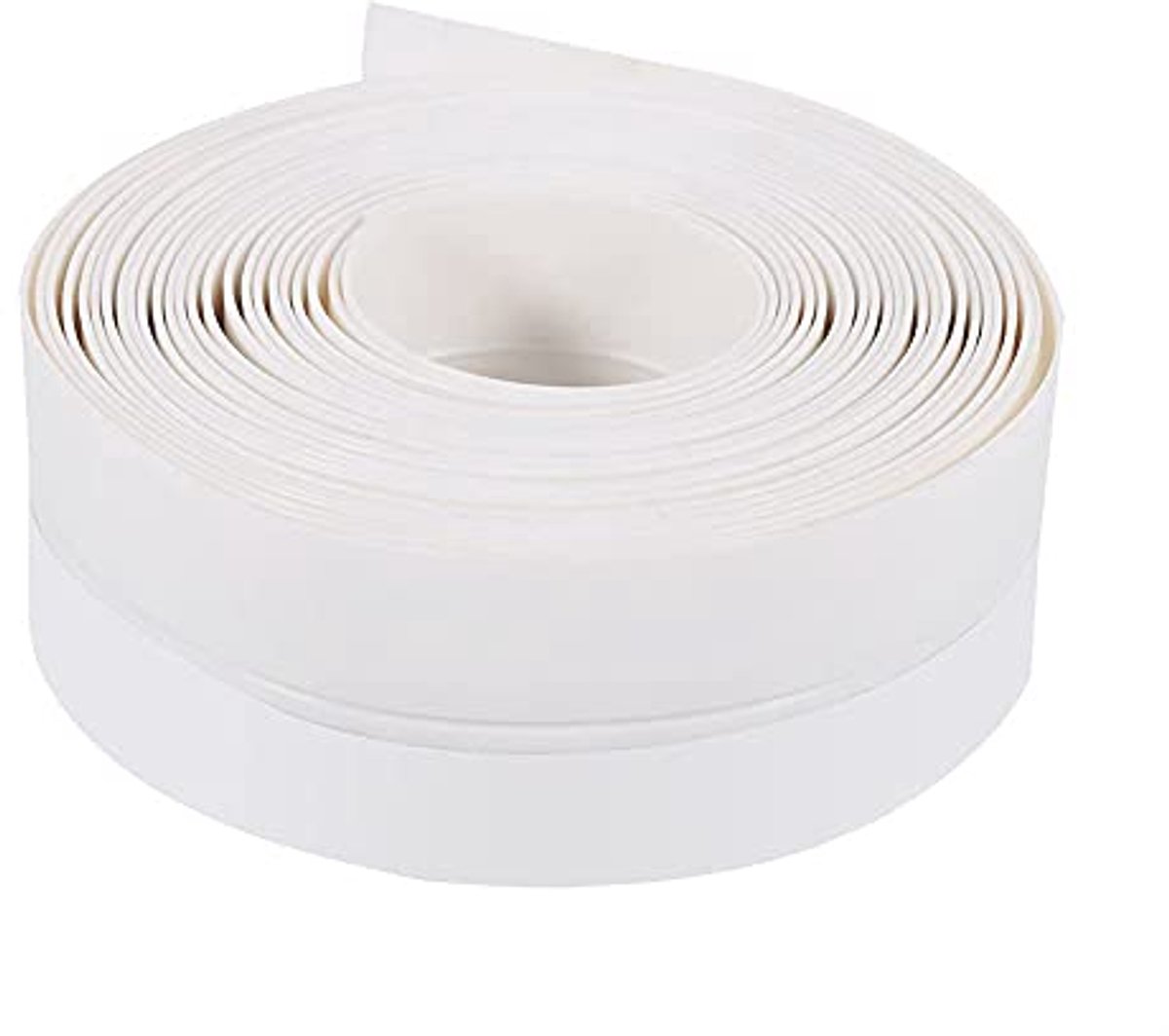 Deur en Raam Tochtstrip 3,5 cm Breed - Zelfklevende Siliconen Deurrubber Afdichtingstape - Waterdichte en Geluidsisolerende Deurstrip tegen Tocht, Stof en Geluid - Deur Onderafdichting voor Huis, Kantoor en Kamer - 5 Meter (16,4 FT) - Wit
