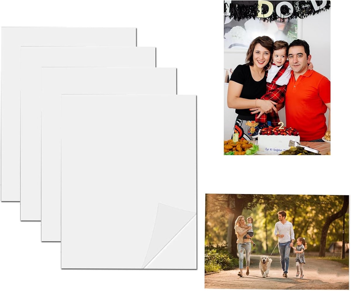 4 Pieces Sublimation Metal Photo Blank 200 x 150 x 0.5 mm Aluminum Photo Signs for Making Pictures Blank DIY Printing - ShopVlot