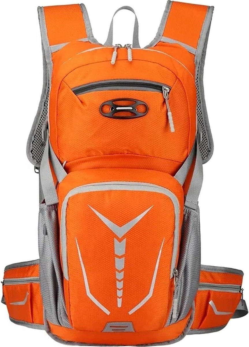 Fiets Rugzak - Sporttas Outdoor - Wandelen Fietsen - Waterdicht Scheurvast - 20L - Oranje