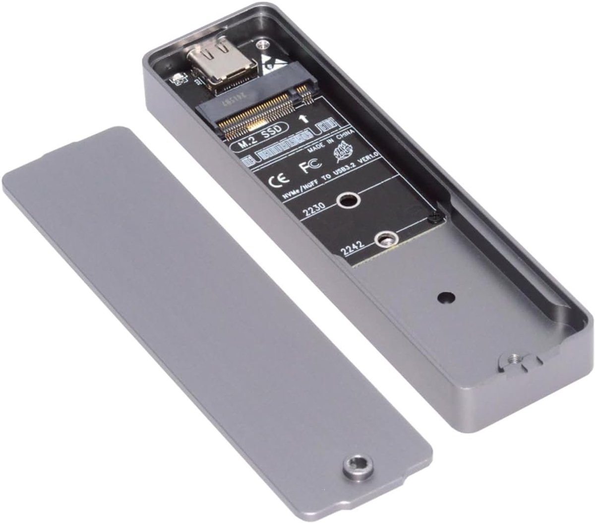 CY Enclosure 20Gbps Type-C USB3.2 USB4 to NVME M Key M.2 NGFF SATA SSD PCBA 2280/2242/2235mm Adapter RTL9220 Chipset - ShopVlot