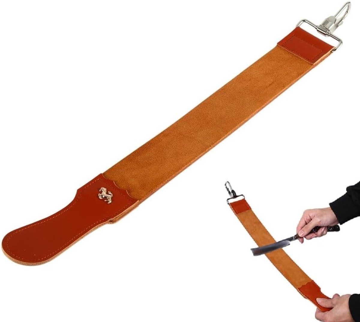 Leren Slijpband voor Scheermessen, Vouwscheermes voor Kappers, Scheeraccessoires en Slijpgereedschap