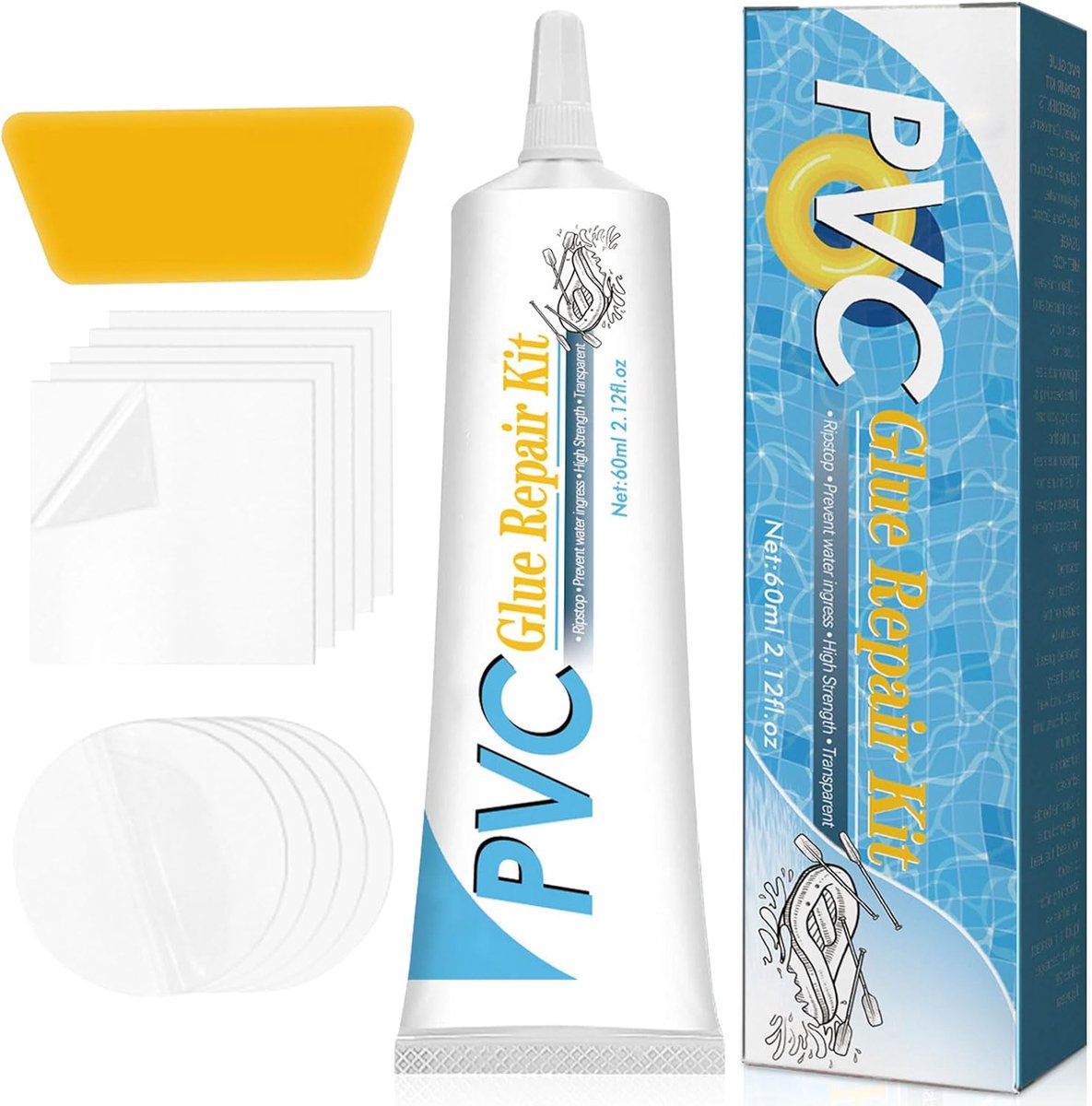 Swimming Pool Repair Kit, Waterproof Repair Kit, Air Mattress, Repair Kit, Waterbed Repair Kit, Underwater Pool Glue - ShopVlot