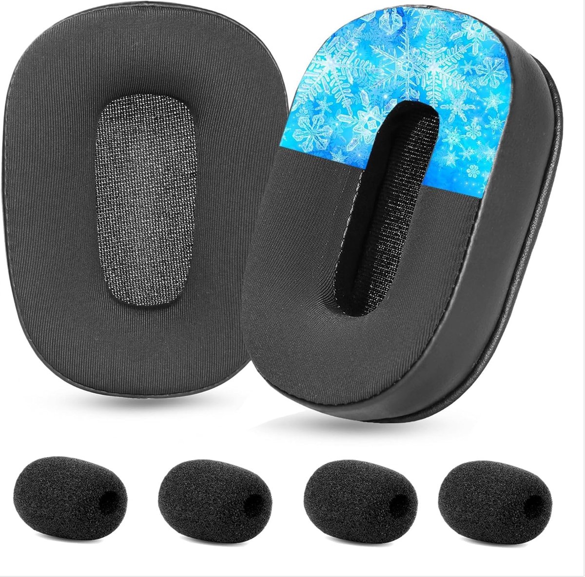 A19 Cooling Gel Oorkussens Vervanging Oorkussens Compatibel met Necode A19 Bluetooth Draadloze Headset Oorkussens voor - ShopVlot