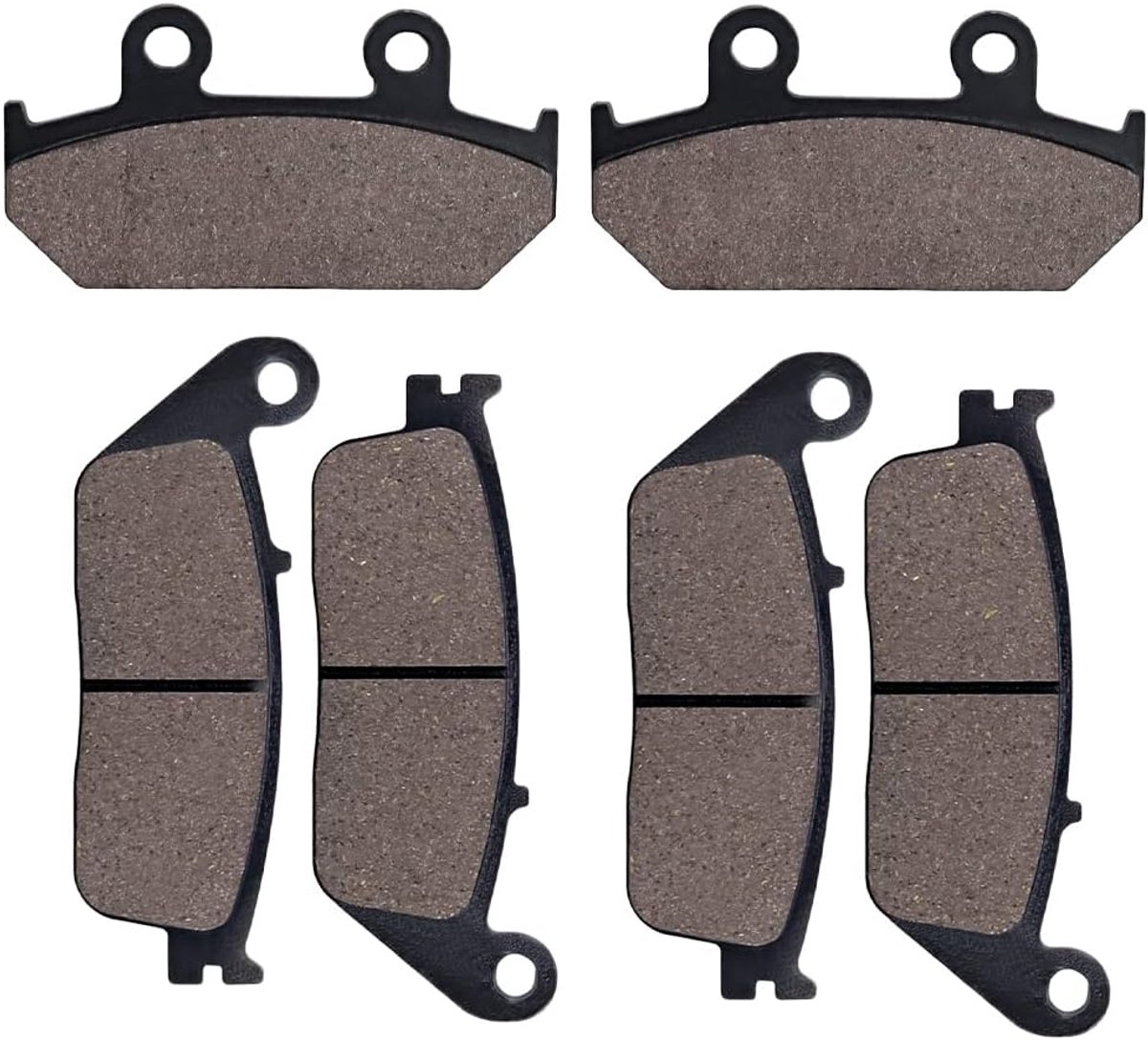 Front and rear brake pads for AN650 AN 650 Burgman Skywave 650 2003 2004 2005 2006 2007 2008 2009 2010 2011 2012 2013 - ShopVlot