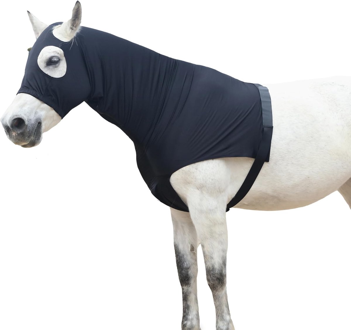 Half Part Eczema, Chest Protection, Horse Blanket, Neck Blanket, Horse, Shoulder Guard for Horses, Stretch Hood with - ShopVlot