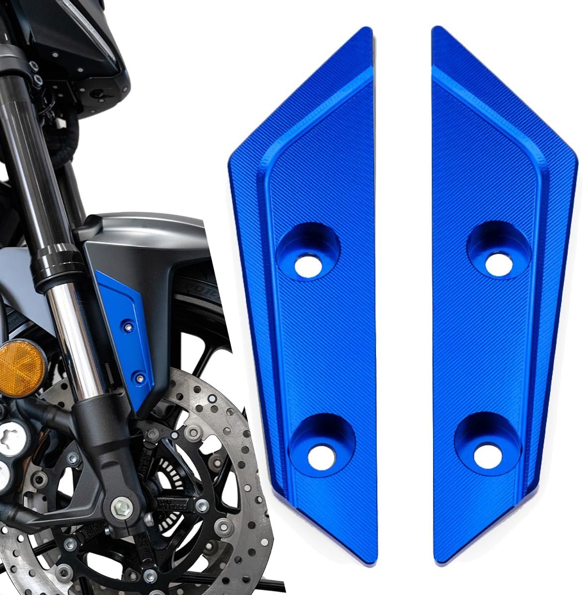 For MT 07 MT-07 FZ07 MT07 2025 2026 Accessories Motorcycle Front Wheel Mudguard Side Cover Side Copper Protective - ShopVlot