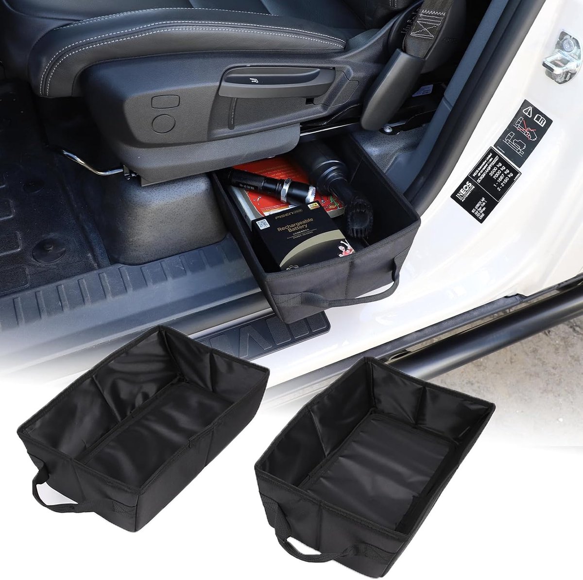 METYOUCAR Car Under Seat Storage Bag Organizer Compatible with Ineos Grenadier 2020-2024, Car Seat Organizer, Vehicle - ShopVlot