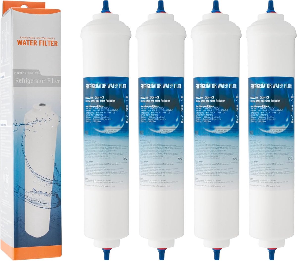 Microfilter DA2010CB - Set of 4 External Water Filters Compatible with Samsung DA29-10105J HAFEX/EXP HAFEX – - ShopVlot