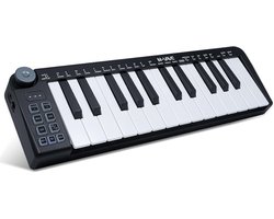 Mini 25-toetsen keyboard - Professionele beatmaker - Draadloze verbinding - Ideaal voor muziekproductie - ShopVlot