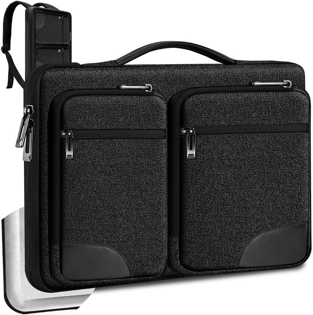 Laptop Sleeve 15-17 inch - Slim Briefcase - Waterafstotend - Voor veilig vervoer. - ShopVlot