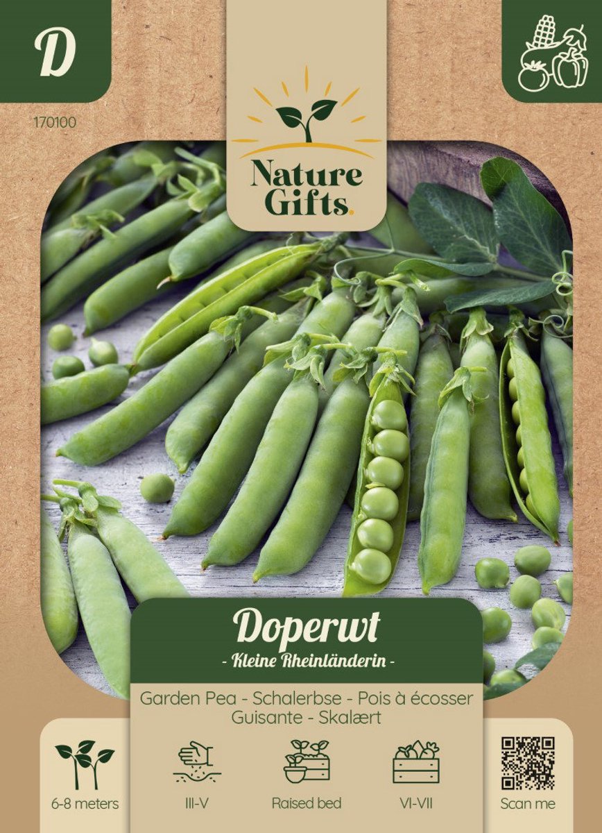 Doperwt Kleine Rijnlander groentenzaad Nature Gifts Baltus